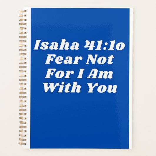 Jaarlijkse planner Christelijk Bijbelvers (Voorkant)