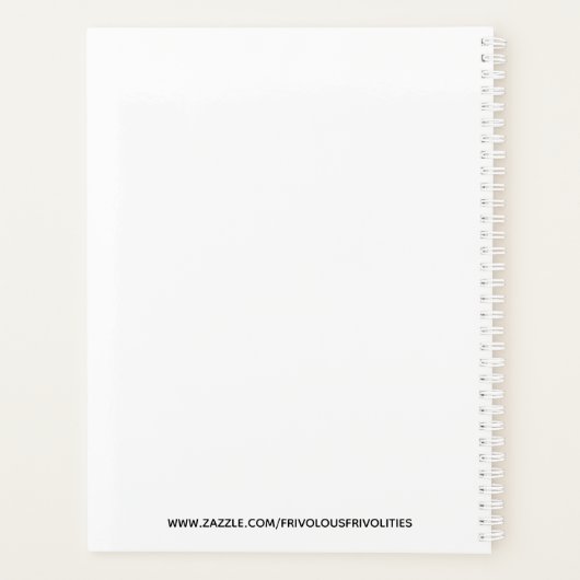 Jaarlijkse planning van de homoagenda planner (Achterkant)