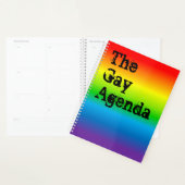Jaarlijkse planning van de homoagenda planner (Display)