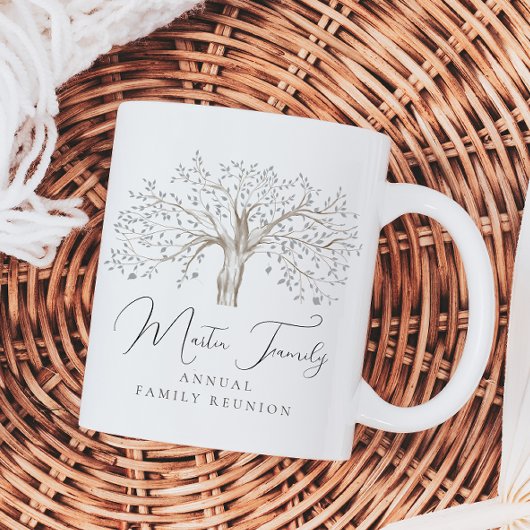 Jaarlijkse reünie van de jaarwisseling van de jaar koffiemok