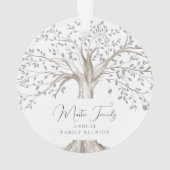 Jaarlijkse reünie van de jaarwisseling van de jaar ornament (achterkant)