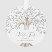 Jaarlijkse reünie van de jaarwisseling van de jaar ornament (voorkant)