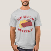 Jaarlijkse rib koff BBQ Spare Ribs Barbecue Foodie T-shirt (Voorkant)