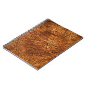 Jaarlijkse rondhout textuur notitieboek (Linkerzijde)