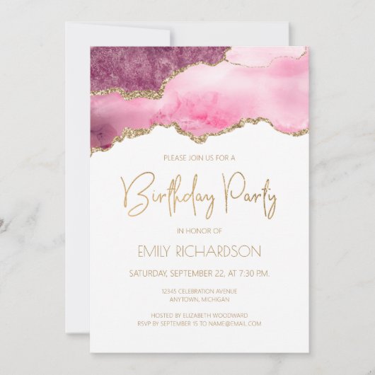 Jaarlijkse roze goudgetijden kaart (Voorkant)