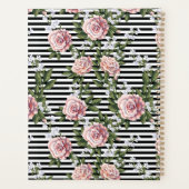 Jaarlijkse Roze Rozen Personaliseer Datum Planner (Achterkant)