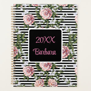 Jaarlijkse roze rozen personaliseren datum planner