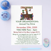 Jaarlijkse Speelgoed drive brochure met veiling va (Enkel)