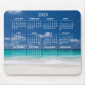Jaarlijkse strandkalender 2023 muismat foto toevoe (Voorkant)