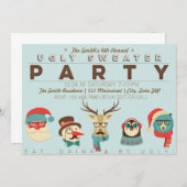 Jaarlijkse Ugly Sweater Party Kaart (Voorkant / Achterkant)