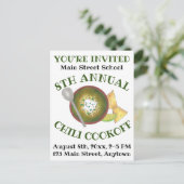 Jaarlijkse uitnodiging tot evenement voor Chili Co (Staand voorkant)