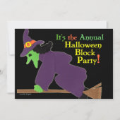 Jaarlijkse uitnodiging voor blokkering van haallow (Voorkant)