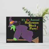 Jaarlijkse uitnodiging voor blokkering van haallow (Staand voorkant)