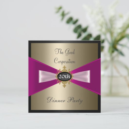 Jaarlijkse uitnodiging voor een binnenpartij (Staand voorkant)