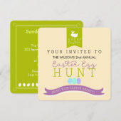 Jaarlijkse uitnodiging voor eitjes (Voorkant / Achterkant)