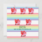 jaarlijkse uitnodiging voor het festival (Achterkant)