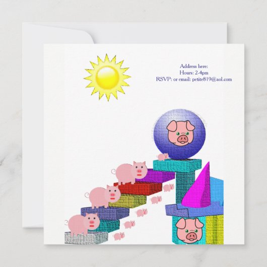 jaarlijkse uitnodiging voor het festival (Achterkant)