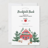 Jaarlijkse uitnodiging voor kerstfeestdagen van de (Voorkant)