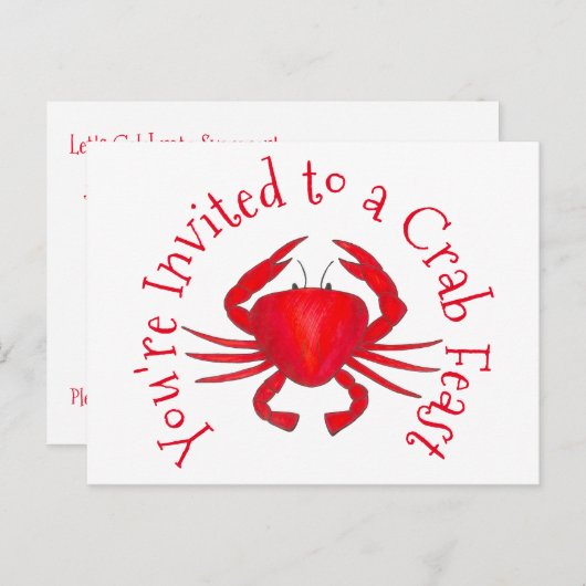 Jaarlijkse uitnodiging voor uitvinding van Rode Ma (Voorkant / Achterkant)