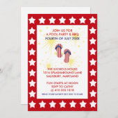 Jaarlijkse uitnodigingen van de Partij van juli (Voorkant / Achterkant)