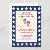 Jaarlijkse uitnodigingen van de Partij van juli (Voorkant / Achterkant)