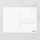 Jaarlijkse uitnodigingskaart voor golftoernooi briefkaart (Achterkant)