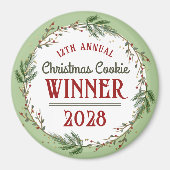 Jaarlijkse Vakantie Wedstrijd Winnaar Prijs Magnet (Voorkant)