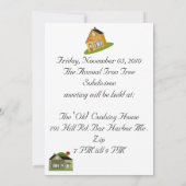 Jaarlijkse vergadering van de vereniging. kaart (Achterkant)