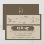 Jaarlijkse visuitnodiging kaart (Voorkant / Achterkant)