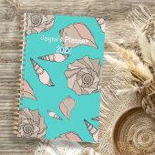 Jaarlijkse Whelk Shells geïllustreerde aangepaste Planner