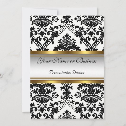 Jaarlijkse zakelijke presentatie binnenuitnodiging kaart (Voorkant)