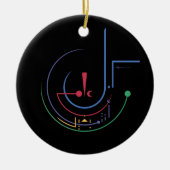 Jaarlijkse zegeningen (middernacht) keramisch ornament (Voorkant)