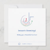 Jaarlijkse zegeningen (middernacht) - wenskaart (Achterkant)