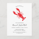 Jaarlijkse zomervakantieboil uitnodiging briefkaart (Voorkant)