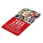 Jaaroverzicht 12 Foto Kerstvakantie  Magneet (Linkerzijde)