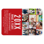 Jaaroverzicht 12 Foto Kerstvakantie  Magneet (Horizontaal)