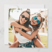 Jaaroverzicht Fotocollage Wat een jaar Feestdagenkaart (Achterkant)