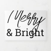 Jaaroverzicht Krantennieuws Familie Foto's Drieluik Wenskaart (Cover)