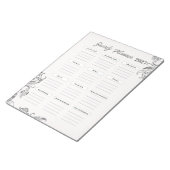 Jaarplanner Kalender Notitieblok (Schuin)