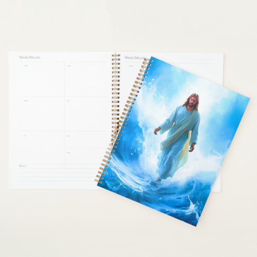 Jaarplanner met Jezus in de Oceaan Planner (Display)