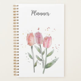 Jaarplanner Tulpen Aquarel Planner