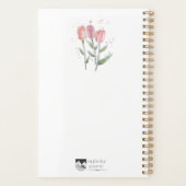 Jaarplanner Tulpen Aquarel Planner (Achterkant)