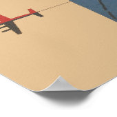 jaarposter van Air Ceylon Poster (Hoek)