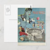 jaarreis madrid briefkaart (Voorkant / Achterkant)