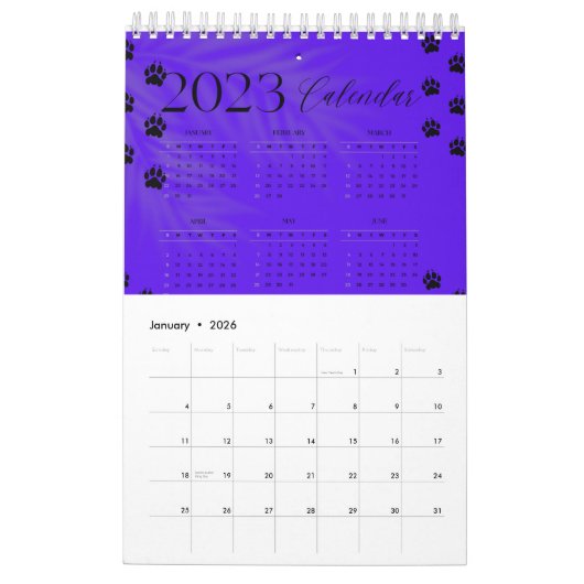 Jaarrooster 2023 kalender (Jan 2026)