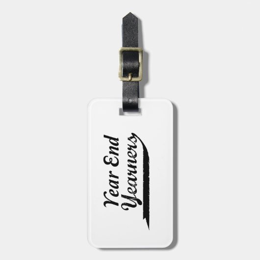 jaarultimo bagagelabel (Voorkant verticaal)