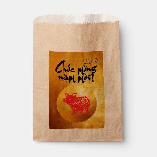 Jaarverslag 2019 in Vietnamees Gold Favor B Bedankzakje (Voorkant)