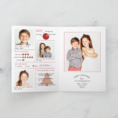 Jaarverslag Jaar in de Review Kerst Kaart (Binnen)