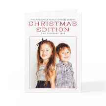 Jaarverslag Jaar in de Review Kerst Kaart