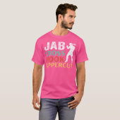 Jab Cross Hook Uppercut Boxer Workout Funny Kickbo T-shirt (Voorkant volledig)